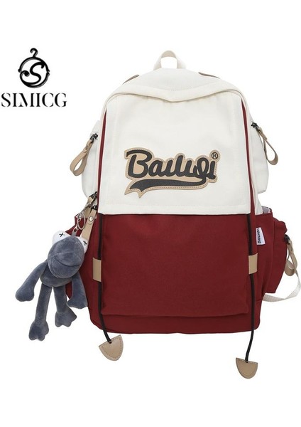 Sımıcg Sırt Çantası Lise Öğrencisi Okul Çantası Büyük Kapasiteli Öğrenci Okul Çantası (Yurt Dışından) fiyatları