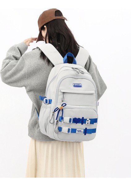 Lise Üniversite Öğrencileri Yük Azaltma Büyük Kapasiteli Moda Omuz Çantası (Yurt Dışından) fiyatları