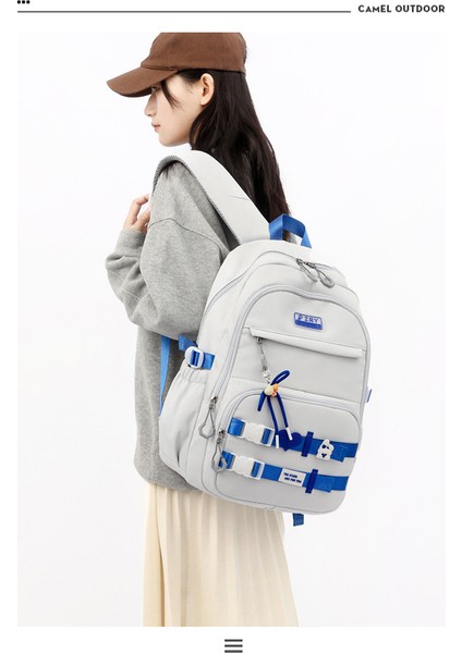 Lise Üniversite Öğrencileri Yük Azaltma Büyük Kapasiteli Moda Omuz Çantası (Yurt Dışından) indirimleri