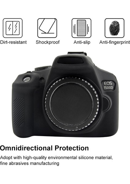 Canon Eos 1300D / 1500D Için Silikon Koruyucu Kılıf (Yurt Dışından) indirimleri