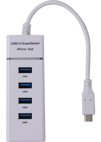 USB Type C 4 Port USB 3.0 Çoklayıcı Çoğaltıcı Hub