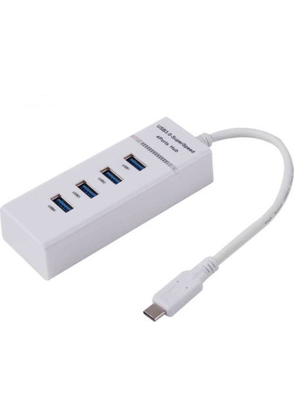 USB Type C 4 Port USB 3.0 Çoklayıcı Çoğaltıcı Hub