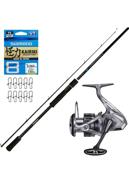 Bassterra 274 cm 12-38GR - SHIMANO Nasci 4000 Spin Olta Seti