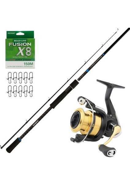 Bassterra 274 cm 12-38GR - Daiwa Rs 3000 Spin Olta Seti
