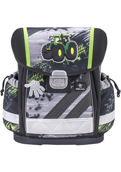 Green Tractor Tokalı Okul Çantası 403-13/AG