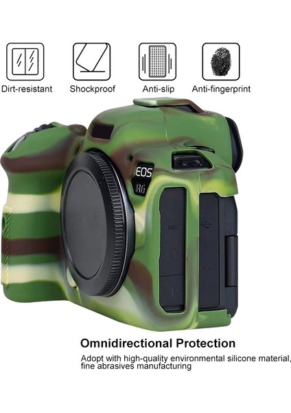 Canon Eos R6 Için Yumuşak Silikon Kılıf (Yurt Dışından) modelleri