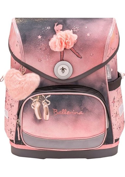 Ballerina Black Pink Mıknatıslı Okul Çantası 405-41/AG-3