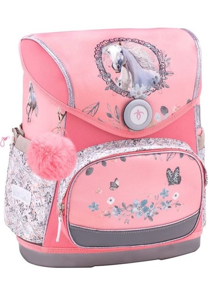 Horse Snowflake Mıknatıslı Okul Çantası 405-41/AG-7