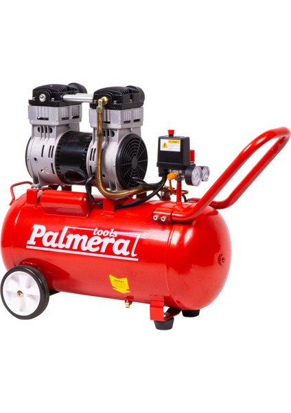 PA50LS Tekerlekli Yağsız ve Sessiz Hava Kompresörü 50 Litre