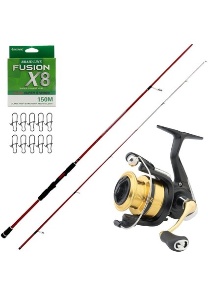 Okuma Red Spin 243CM 7-28GR - Daiwa Rs 3000 Spin Olta Seti
