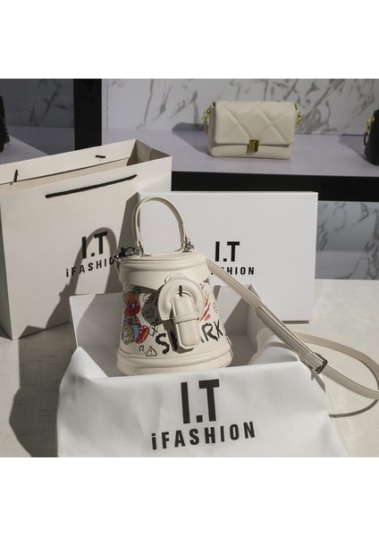 Graffiti Kova Omuz Messenger Çanta (Yurt Dışından) fiyatları