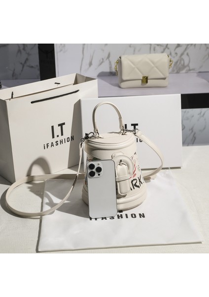 Graffiti Kova Omuz Messenger Çanta (Yurt Dışından) modelleri