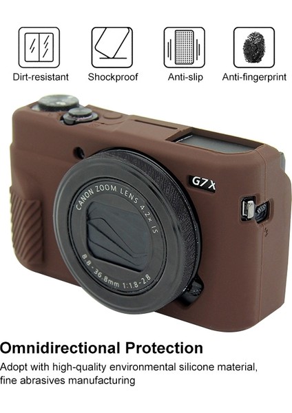 Canon Eos G7 x Mark Iı Için Silikon Koruyucu Kılıf (Yurt Dışından) modelleri