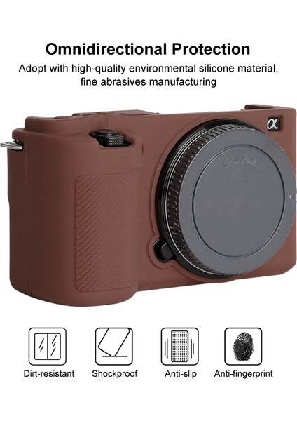Sony ZV-E10 Için Yumuşak Silikon Koruyucu Kılıf (Yurt Dışından) fırsatları