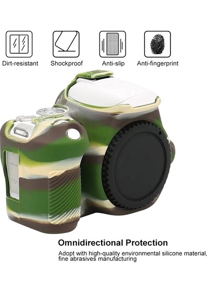 Canon Eos 200D / Eos 200D Mark Iı Için Yumuşak Silikon Kılıf (Yurt Dışından) fiyatları