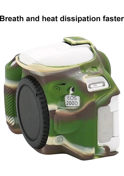 Canon Eos 200D / Eos 200D Mark Iı Için Yumuşak Silikon Kılıf (Yurt Dışından) fırsatları