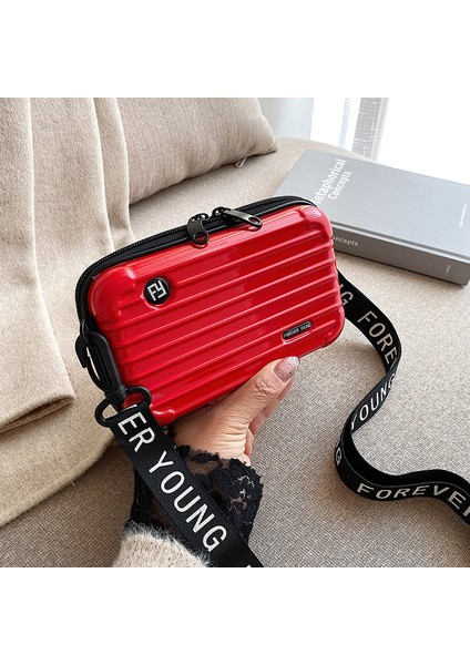 Pc Sert Kabuk 7 Inç Taşınabilir Mini Yıkama Kozmetik Çantası (Yurt Dışından)