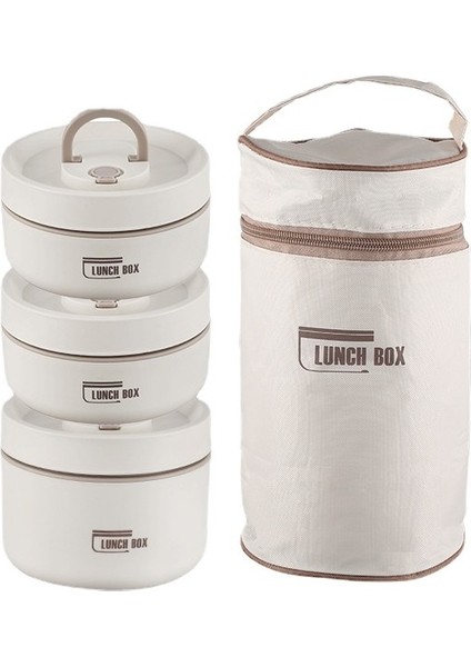 Tulip Kitchenware Paslanmaz Çelik Yalıtımlı Yemek Saklama Kutusu - Beyaz (Yurt Dışından)