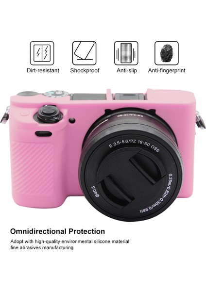 Sony ILCE-6300 / A6400 Için Silikon Koruyucu Kılıf (Yurt Dışından) fırsatları
