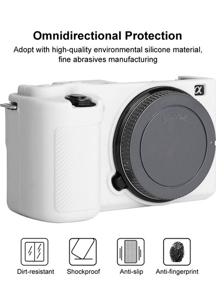 Sony ZV-E10 Için Yumuşak Silikon Koruyucu Kılıf (Yurt Dışından) fırsatları