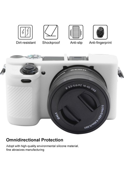 Sony ILCE-6300 / A6400 Için Silikon Koruyucu Kılıf (Yurt Dışından) fırsatları