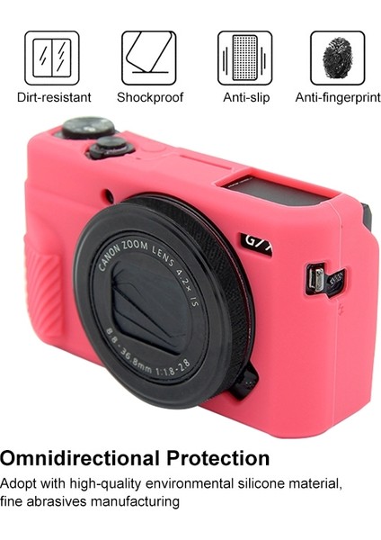 Canon Eos G7 x Mark Iı Için Silikon Koruyucu Kılıf (Yurt Dışından) modelleri