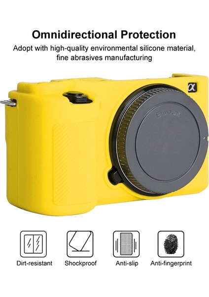 Sony ZV-E10 Için Yumuşak Silikon Koruyucu Kılıf (Yurt Dışından) fırsatları