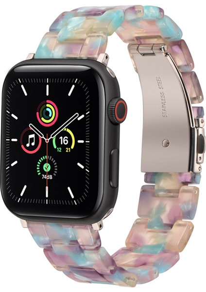 38/40/41MM Için Reçine Kayış - Mavi (Yurt Dışından)