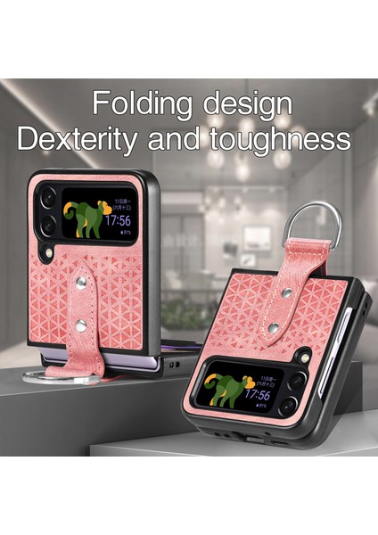 Deritelefon Kılıfı Için Samsung Galaxy Z Flip 4 (Yurt Dışından)