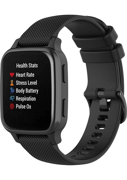 Samsung Watch4/5pro Için Küçük Kare Saat Kayışı - Siyah (Yurt Dışından)