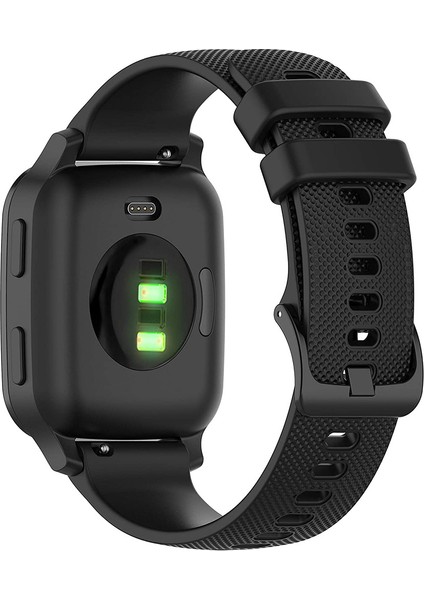 Samsung Watch4/5pro Için Küçük Kare Saat Kayışı - Siyah (Yurt Dışından)
