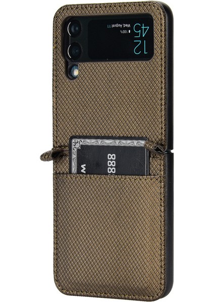 Deritelefon Kılıfı Için Samsung Galaxy Z Flip 4 (Yurt Dışından)