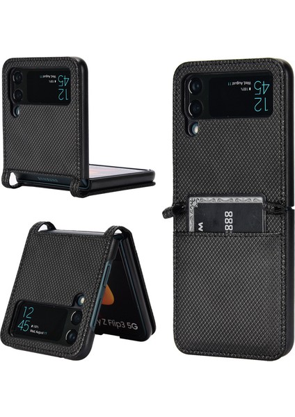 Deritelefon Kılıfı Için Samsung Galaxy Z Flip 3 (Yurt Dışından)