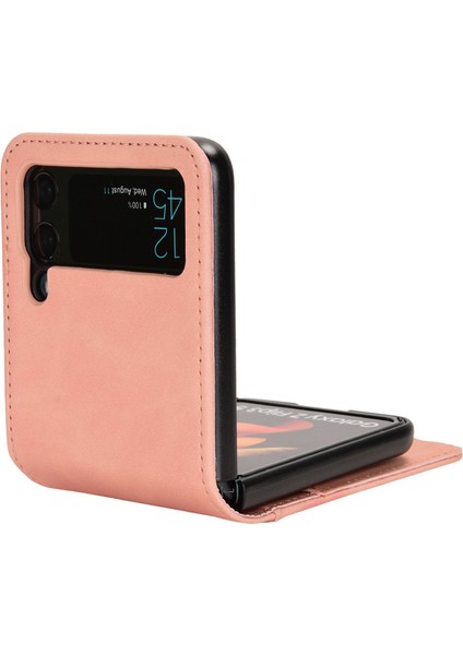 Deritelefon Kılıfı Için Samsung Galaxy Z Flip 5 Kart Yuvalı (Yurt Dışından)