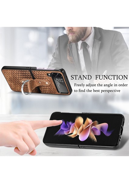 Deritelefon Kılıfı Için Samsung Galaxy Z Flip 4 (Yurt Dışından)