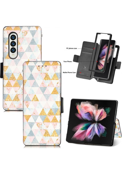 Deritelefon Kılıfı Için Samsung Galaxy Z Fold 4 (Yurt Dışından)