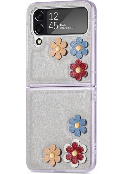 Deriçiçek Telefon Kılıfı Için Samsung Galaxy Z Flip 4 (Yurt Dışından)