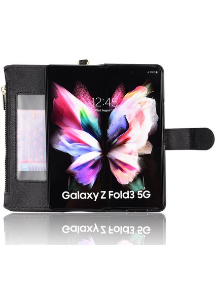 Deritelefon Kılıfı Için Samsung Galaxy Z Fold 2 Kart Yuvalı (Yurt Dışından)