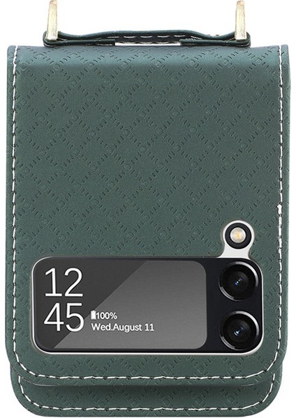 Deritelefon Kılıfı Için Samsung Galaxy Z Flip 3 With Kemerle (Yurt Dışından)