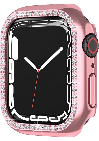 Apple Watch 42MM Koruyucu Kılıf Pc Elmas Içi Boş Kılıf, Iwatch Serisi 8/7/6/5/4/3/2/1/se Saat Kılıfı (Yurt Dışından)