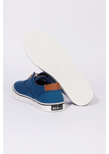 Erkek Mavi Sneaker Ayakkabı