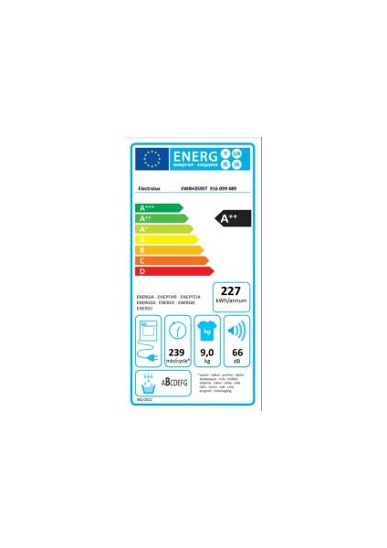 EW8H359ST A++ 9 kg Isı Pompalı Inverter Kurutma Makinesi