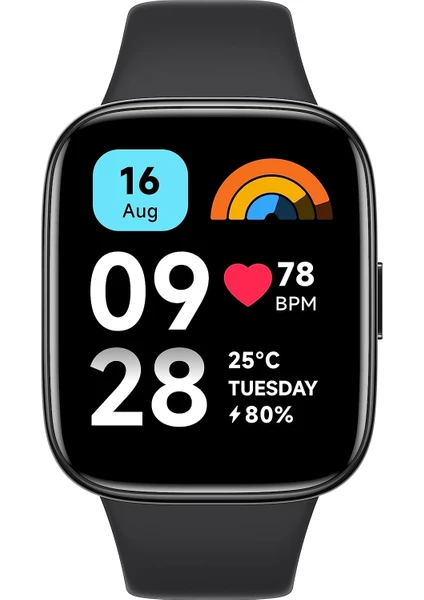 Redmi Watch 3 Active Siyah Akıllı Saat (Sesli Görüşme)