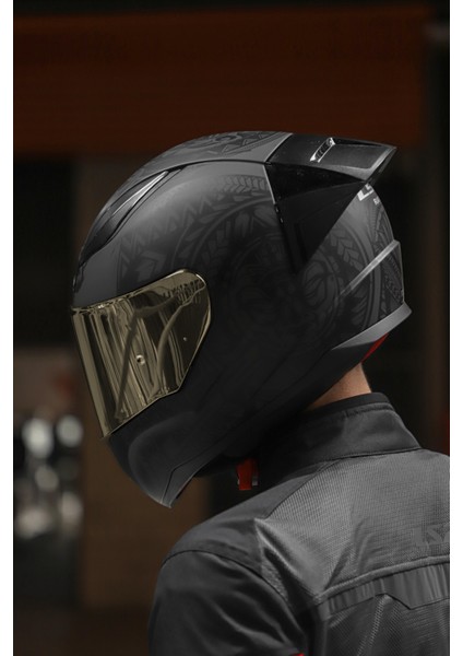 Rapıd Race Takaroa Mat Siyah Kask C4