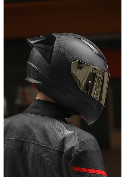 Rapıd Race Takaroa Mat Siyah Kask C4