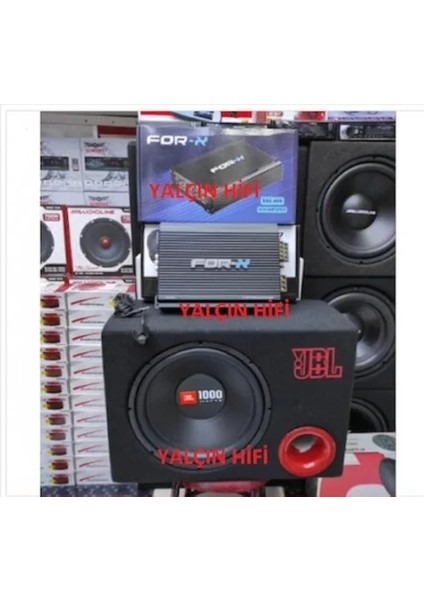 Jbl CS-1214 30CM 1000W Bass For-X 3600W Bass Kumandlı Amfi Set Kablo Hediyeli