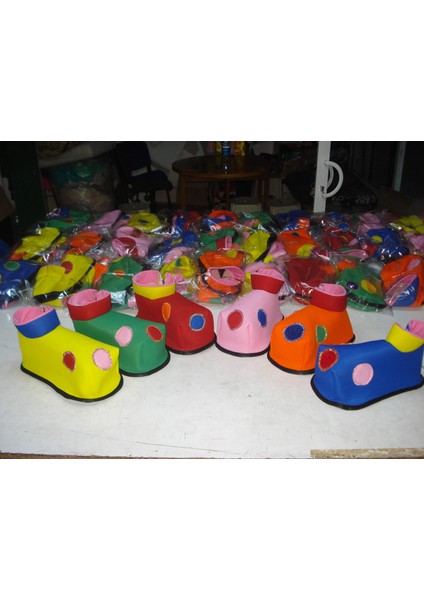 Palyaço Yelet Şapka ve Ayakkabı Seti modelleri