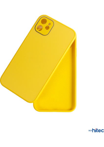 Deluxe Iphone 11 Mat Kılıf Sarı