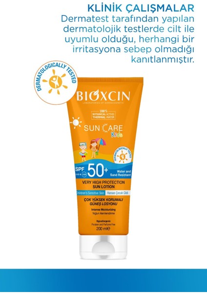 Suncare Kids Losyon SPF50 200 ml 2 Adet