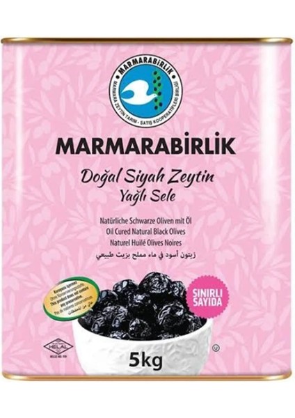 Yağlı Sele Zeytin 5kg (S) (291-320)